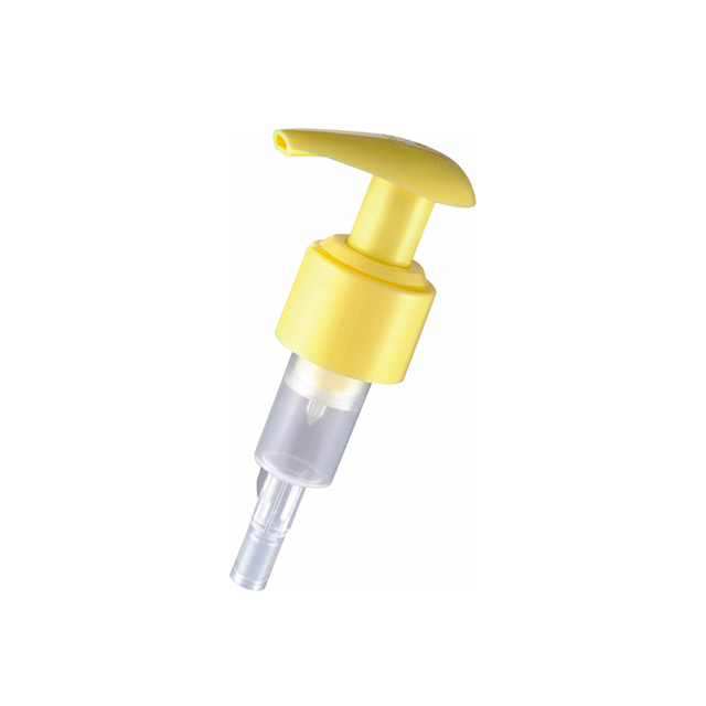 Yellow Durable Skin Care Lotion Pump