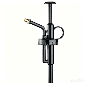 High Quality Plastic Shower Head Sprayer Black PP