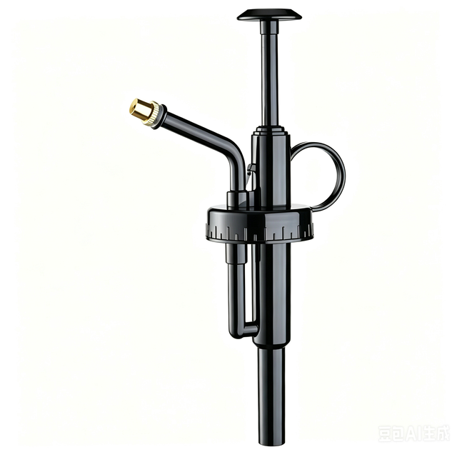 High Quality Plastic Shower Head Sprayer Black PP