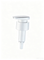 28/410 Cosmetics Spiral Screw Lotion Pump JH-350E